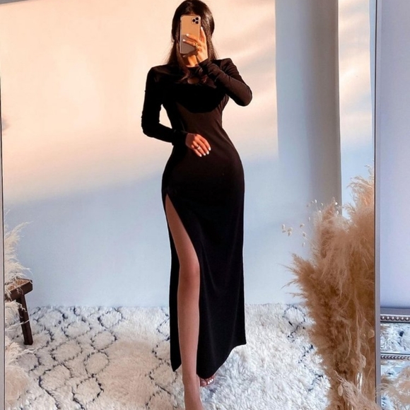 Zara Cut Out Dress - Picture 4 of 12